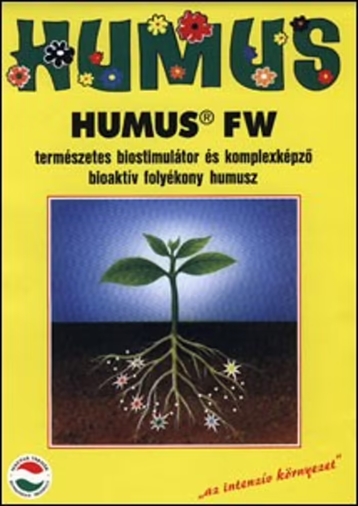 Tápszer - Humus FW 1 l - Huminsav természetes tápszer  A HUMUS FW, HUMINIT alapanyagból kivont biológiailag aktív, természetes hum